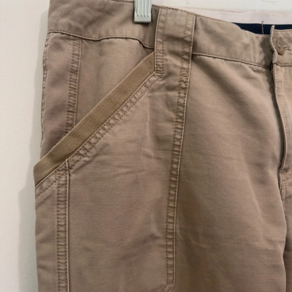 Nike Sportswear Utility Cargo Pants Womens M Khaki Tan Canvas Straight Gorpcore